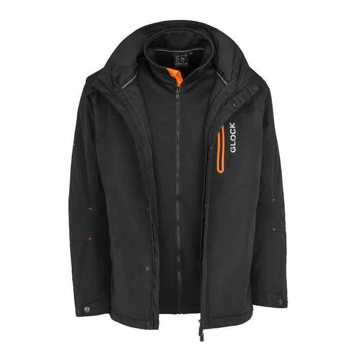 Softshelljacke 2in1 | GLOCK Perfection | schwarz - MantisX.de